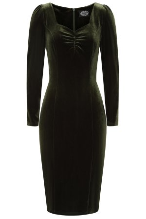 Carmen Velvet Wiggle Dress